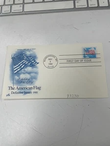 USPS FDC #2278 1987 25c Flag and Clouds Stamp Artcraft  - Picture 1 of 1