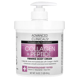 Collagen + Peptide Firming Body Cream , 16 oz (454 g) - Picture 1 of 3