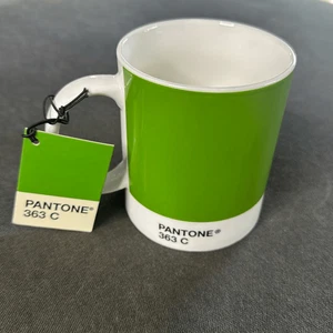 Taza de café verde guisante Pantone 363 C Whitbread Wilkinson Fine China NUEVA - Imagen 1 de 10