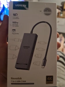 UGREEN Revodok Pro 207 USB C Docking Station 10Gbps, 7-in-1 Docking Station Dua - Picture 1 of 3