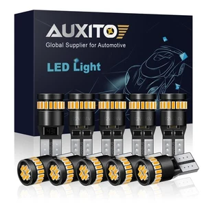 10x 168 194 192 2825 T10 LED Side Marker Light Bulbs Amber Canbus Error Free EAA - Imagen 1 de 8