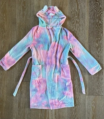 P.J. Salvage Girls Unicorn Plush Robe Size M EUC - Image 1 of 4