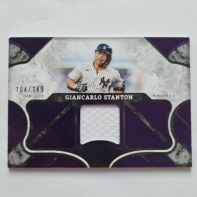 2025 Topps Tier One Giancarlo Stanton /149 Yankees Memorabilia #T1R-GST - Image 1 of 2