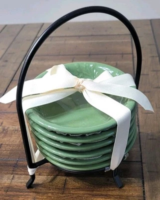 Cuencos de inmersión apilables para artículos para el hogar exclusivos en soporte de metal negro Foto 1 de 4