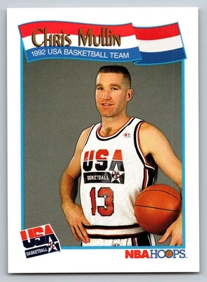 NBA Hoops 1992 Chris Mullin equipo de baloncesto de Estados Unidos #581 Foto 1 de 2