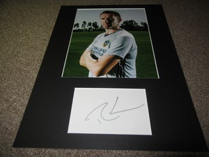 Robbie Keane autograph - signed card - Spurs
