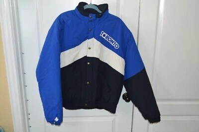 VTG Toronto Maple Leafs NHL Licensed Full Zipper Snap Button DeLong Jacket Sz M - Image 1 of 4