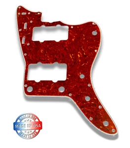 Wide Bevel Celluloid Tortoiseshell Pickguard for Original USA Fender Jazzmaster - Picture 1 of 11