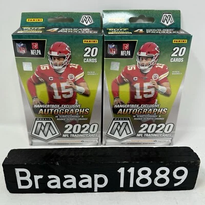 2020 Panini Mosaic NFL Football Hanger Box Walmart Exclusive Reactive Orange  - Image 1 of 4