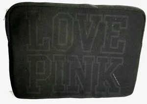 Custodia laptop Victoria's Secret VS nero nylon college scuola amore logo rosa - Foto 1 di 12
