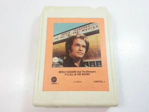 1976 Merle Haggard It's All In Movies country music 8 Track tape Capitol S133469 - Picture 1 of 7