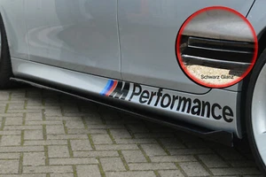CUP3 Seitenschweller ABS passend für BMW 5er E60 E61 M-Paket M5 Schwarz Glanz - Bild 1 von 3
