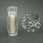 1Bottle Mini Caviar Bead Crystal Tiny Rhinestone GlassMicro Bead For Nail DIY 3D