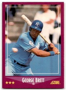 1988 SCORE GEORGE BRETT KANSAS CITY ROYALS #11