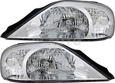For 2000-2005 Mercury Sable Headlight Halogen Set Driver and Passenger Side - Image 1 of 4
