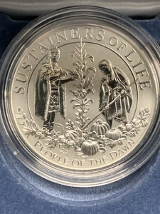 2020 MAYFLOWER 400th ANNIVERSARY SILVER “REVERSE PROOF ” US MINT MEDAL/ GEM 💎! - Picture 1 of 9