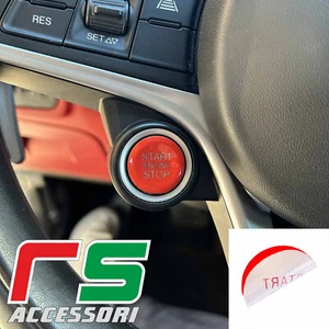 adesivi Alfa Romeo Giulia Stelvio Tonale adesivi tasto start engine stop - Imagen 1 de 1