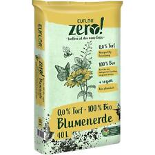 Euflor Zero! Bio Blumenerde torffrei vegan bienenfreundlich Garten Balkon 40L