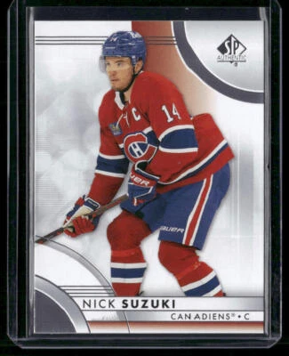 Nick Suzuki 2023-24 Upper Deck SP Authentic #28 Montreal Canadiens - Image 1 of 2