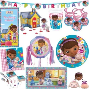 Doc McStuffins Party Set Kinder Geburtstag Deko Mädchen Disney Spielzeugärztin - Bild 1 von 23