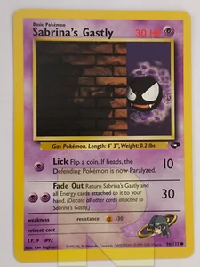 Sabrina's Gastly ® Gym Challenge 96/132 ® Comune ® Pokemon ® Inglese ® EX+ - Picture 1 of 2