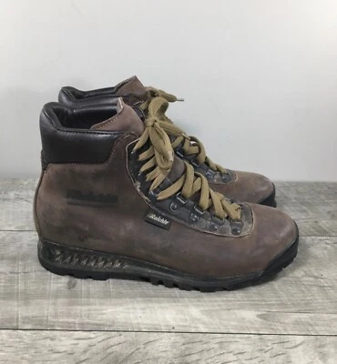 Botas de cuero marrón para mujer Raichle 387 hechas en Suiza senderismo excursionista talla 7,5 Foto 1 de 4