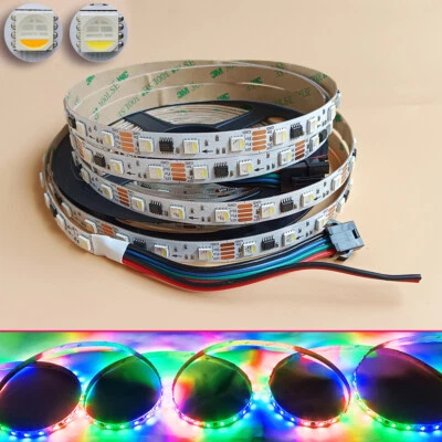 12V 24V WS2814 IC 5050 RGBW RGBWW LED Pixel Strip Light Tape 4 in 1 Addressable - Image 1 of 4