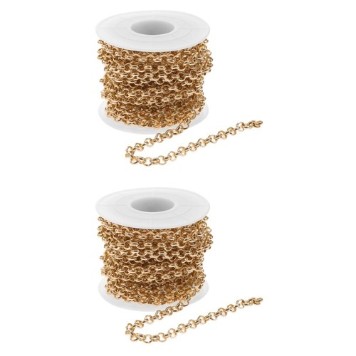 VETEMENTS Collana catena fai da te braccialetto fare vestiti attorcigliati catena catena alluminio