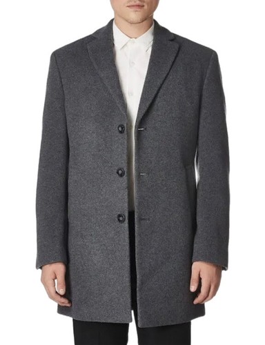 Cappotto uomo Michael Kors Madison taglia 36R misto lana vestibilità moderna