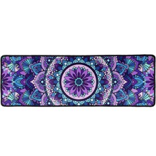 Purple Mandala Design Carpet Area Floor Mat Heavy Duty Kitchen Rugs 120x40cm