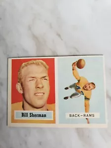 1957 Topps Bill Sherman #58 - Picture 1 of 2