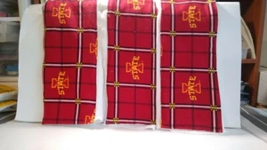 Set of 3 Baby ISU Red and Gold , Cloth Diaper Burp Clothes - Picture 1 of 4