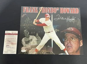 Frank Howard Signed 11x14 Photo Washington Senators JSA Pose 2 - Picture 1 of 3
