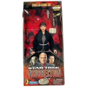 Figura de acción Star Trek Insurrection Counselor Deanna Troi 9" Playmates caja abierta - Imagen 1 de 6
