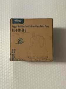 HYGGER 215GPH Quiet Submersible Bottom Intake 18W Water Pump, HG-919-800, NOB - Picture 1 of 6