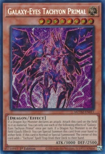 Galaxy-Eyes Tachyon Primal MZTM-EN011 Secret Rare Yugioh NM - Picture 1 of 1