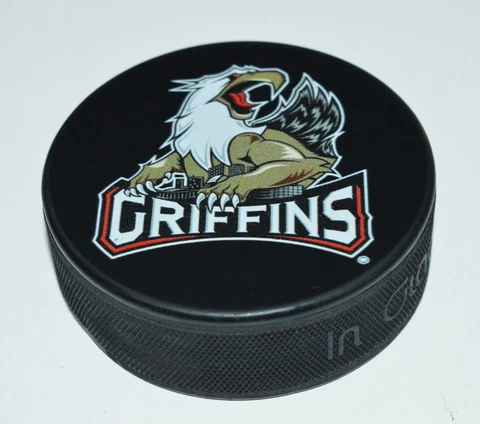 GRAND RAPIDS GRIFFINS AHL Hockey SOUVENIR PUCK NEW Detroit Red Wings Farm Team Cover