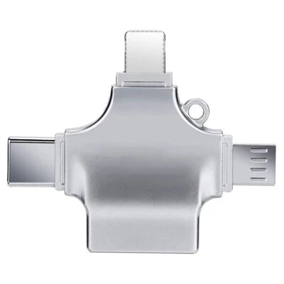 Para Tipo-C 3en1 USB TF Android Multifunción Mini Adaptador Convertidor Conector Foto 1 de 4