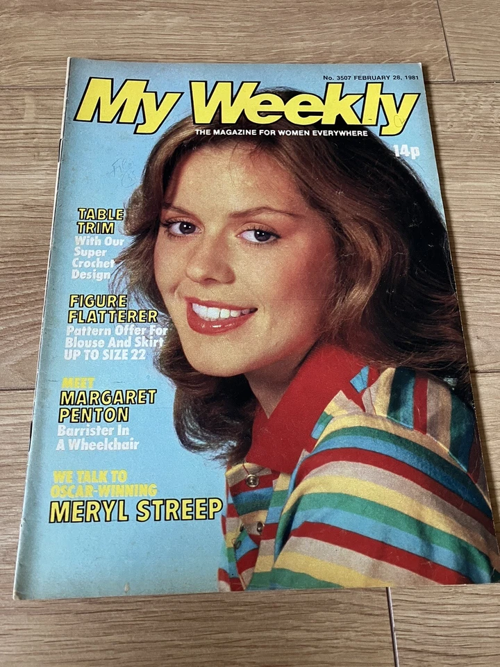 My Weekly Magazine 1981. Meryl Streep interview - Image 1 of 1