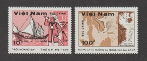 1988 Vietnam Stamps Hoàng Sa, Trường Sa Islands Sc # 1821-1822 MNH             - Picture 1 of 1