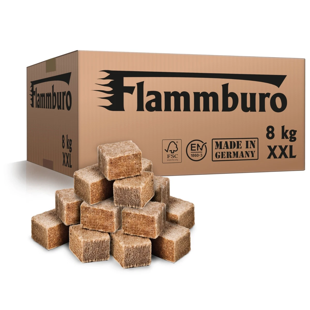 Joyagrill Kaminanzünder – Große Kapazität, Emailliert – Mit Hitzeschild & Gummiholzgriff – 27,9x18,8x37,1 Cm