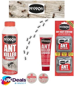 Nippon Ant Killer Powder Destroys Ant & Nest and Colonies 150g / 300g / 500g - Picture 1 of 34