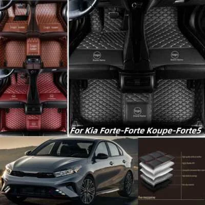 For Kia Forte-Forte Koupe-Forte5 Car Floor Mats Custom Carpets Auto Liners Rugs Foto 1 de 4