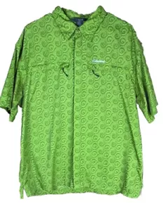 Camisa Ropa Activa de Pesca Cloudveil (Talla L) Jackson Hole Verde Patrón Remolino - Imagen 1 de 9