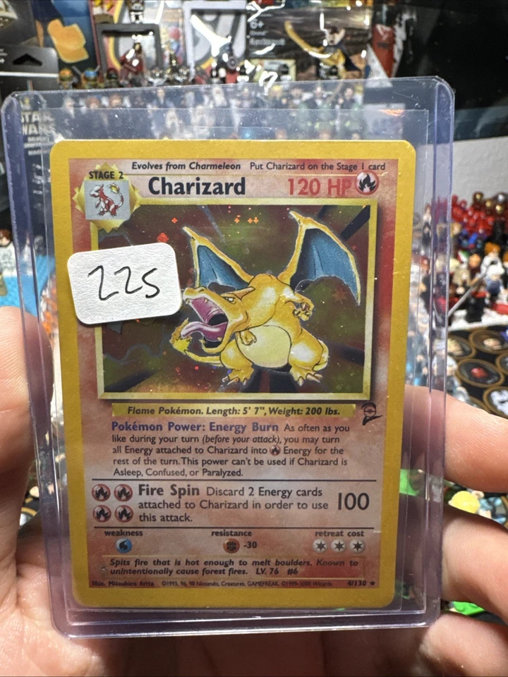 1995 Pokemon Charizard 004/130 Base Set 2 Holo - Image 1 of 2