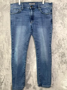 Joes Jeans Mens 36 Medium Blue Slim Stretch Altered Short Pockets Mid Rise - Picture 1 of 12