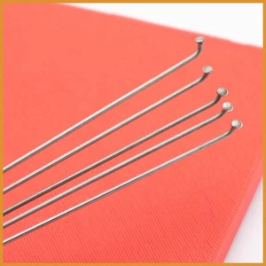 NOS REDAELLI VINTAGE SPOKES INOX STEEL 15g 302mm OLD ROAD BIKE 60s 700C WHEEL 70 - Picture 1 of 6