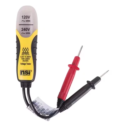 NSI INDUSTRIES 120-Volt or 240-Volt Twin Probe Tester