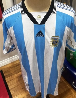 Camiseta de fútbol local Adidas vintage Argentina 1998/1999 para hombre L Foto 1 de 4
