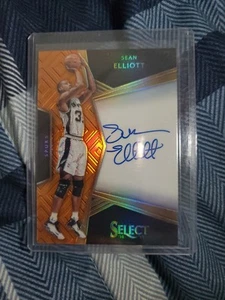 2016-17 Panini Select - Signatures Sean Elliott Auto And Three Rc Tim Duncan. - Picture 1 of 4